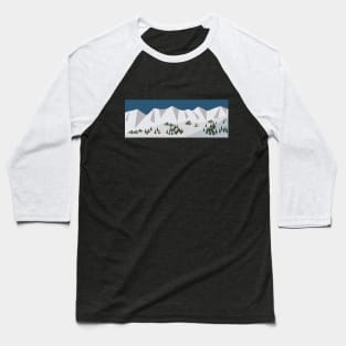 Winter in the mountains Baseball T-Shirt